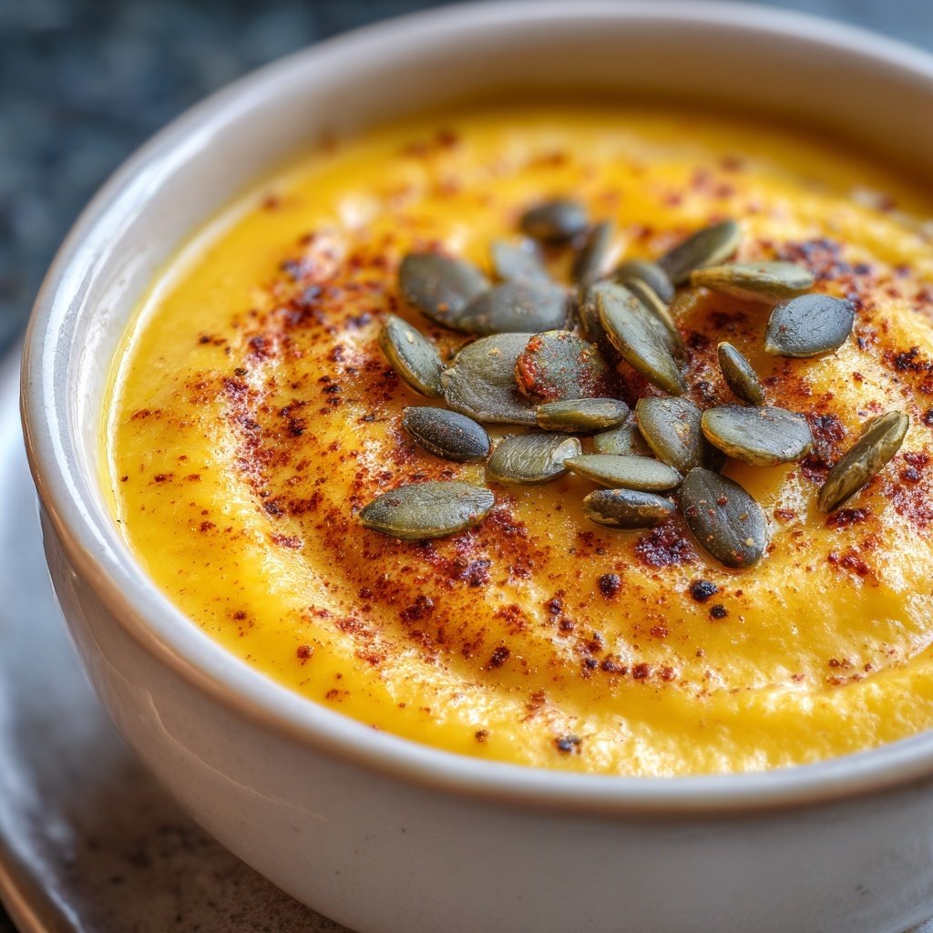 Healthy Crockpot Butternut Squash Soup