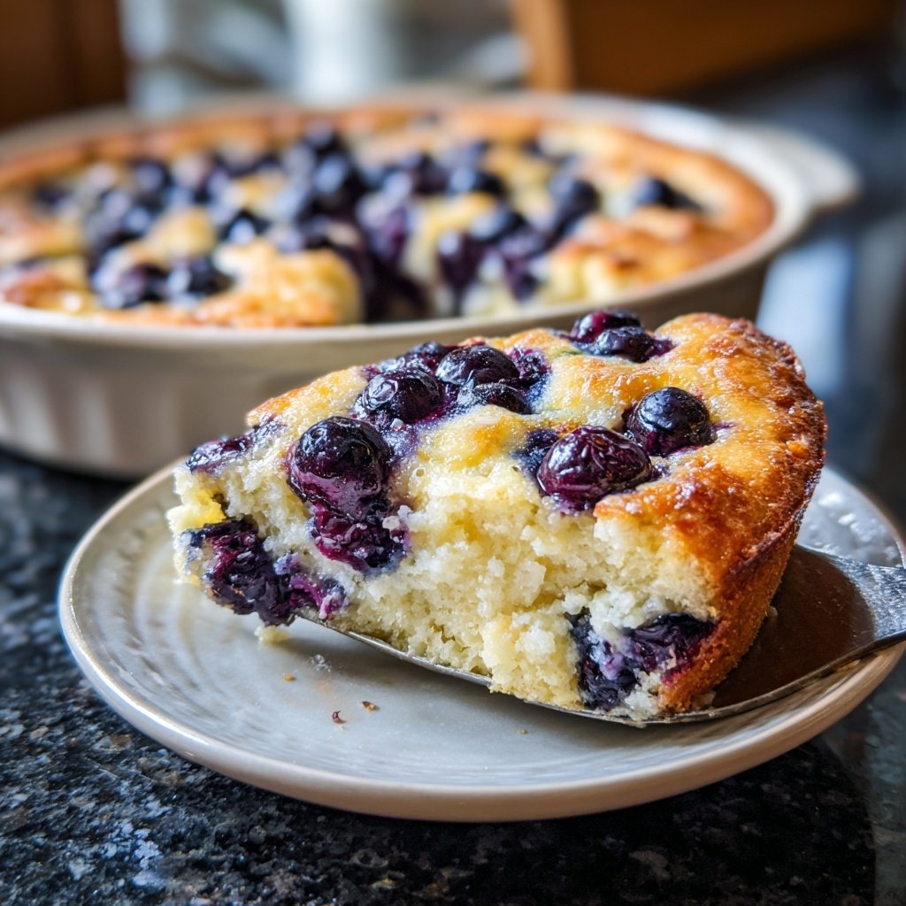 Blueberry Almond Yogurt Breakfast Bake