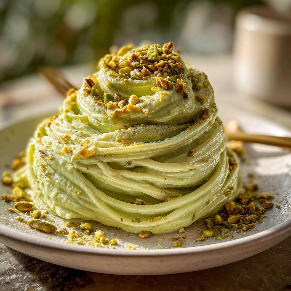 Pasta with Pistachio Cream