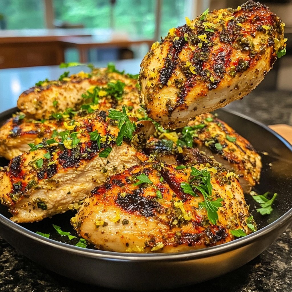 Grilled Lemon Herb Chicken Bowl