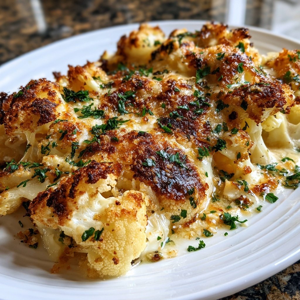Sunday Roasted Cauliflower Gratin