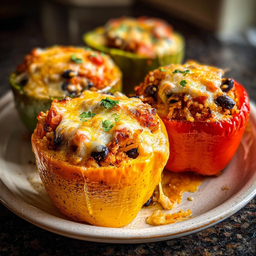 Baked Stuffed Bell Peppers