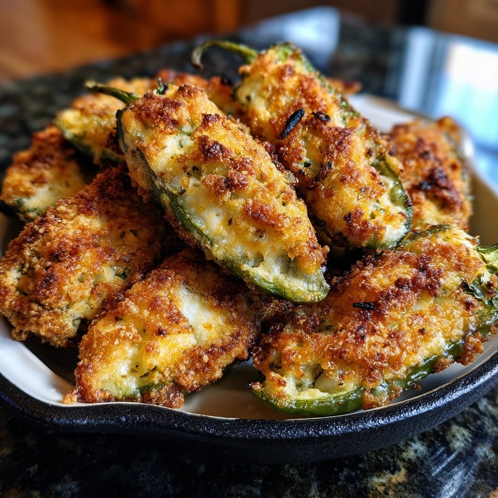 Jalapeno Poppers with Smoked Cheese