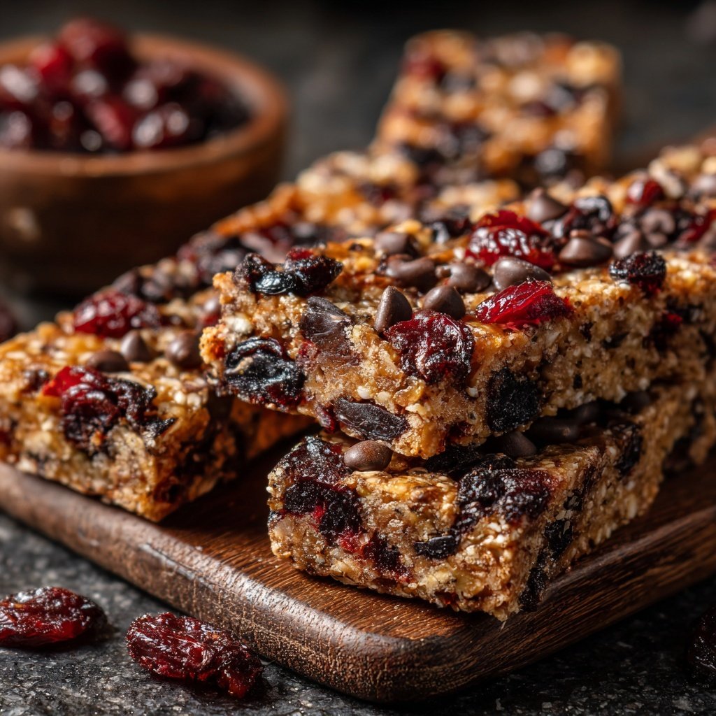 Chocolate Cherry Snack Bars