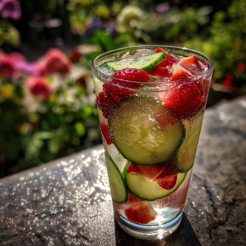 Cucumber Strawberry Spring Spritzer