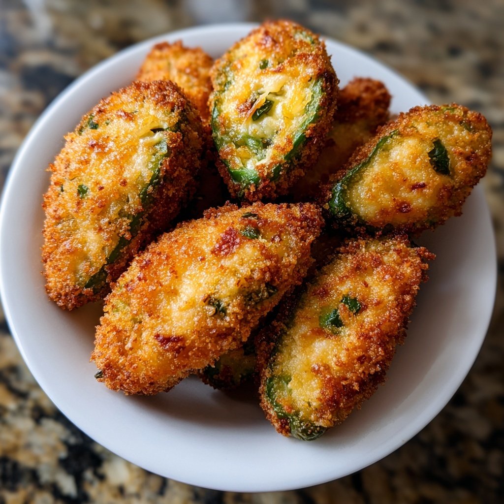 Jalapeno Poppers with Cheddar Filling