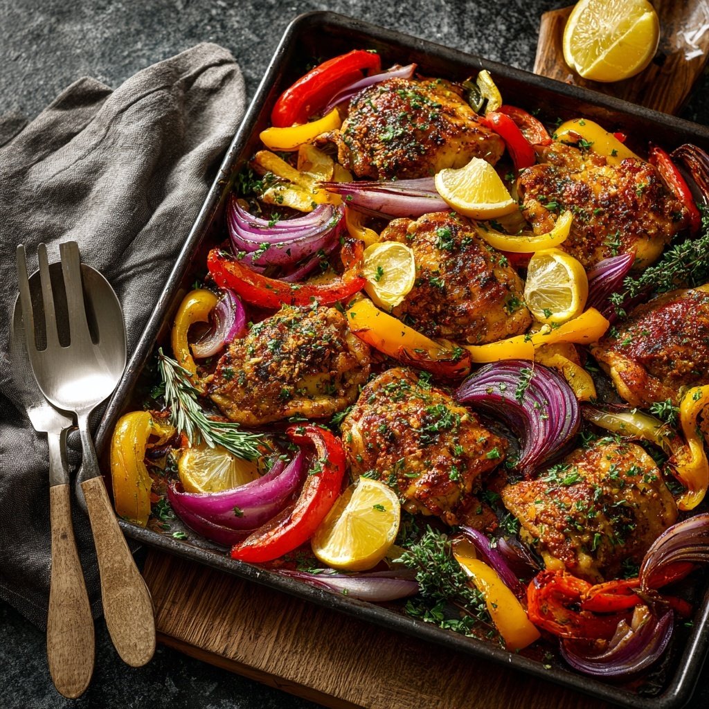 Greek Chicken Sheet Pan Dinner