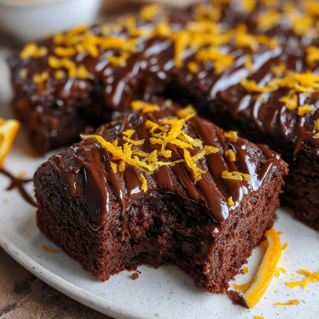 Chocolate Orange Sheet Cake
