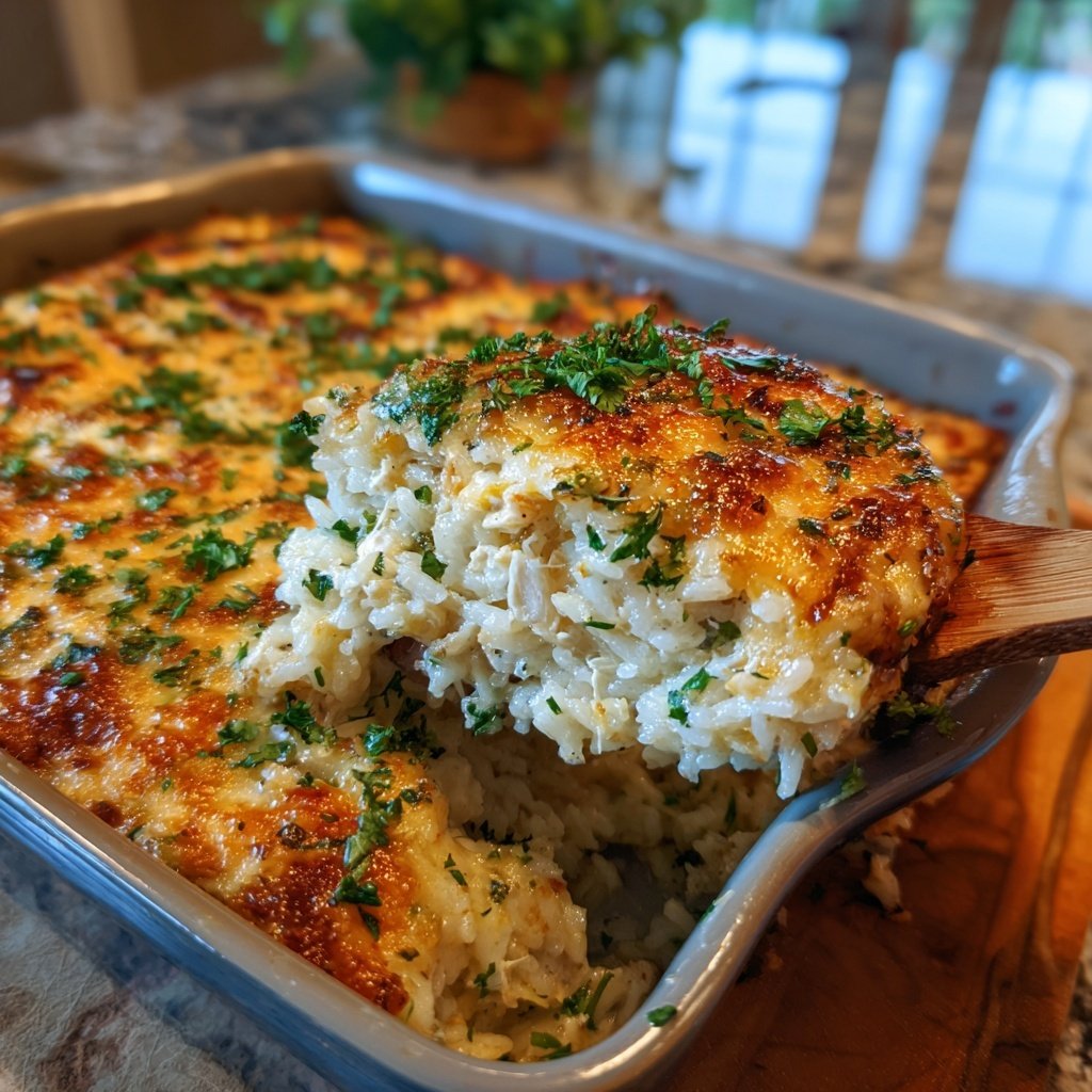 Rotisserie Chicken And Rice Casserole