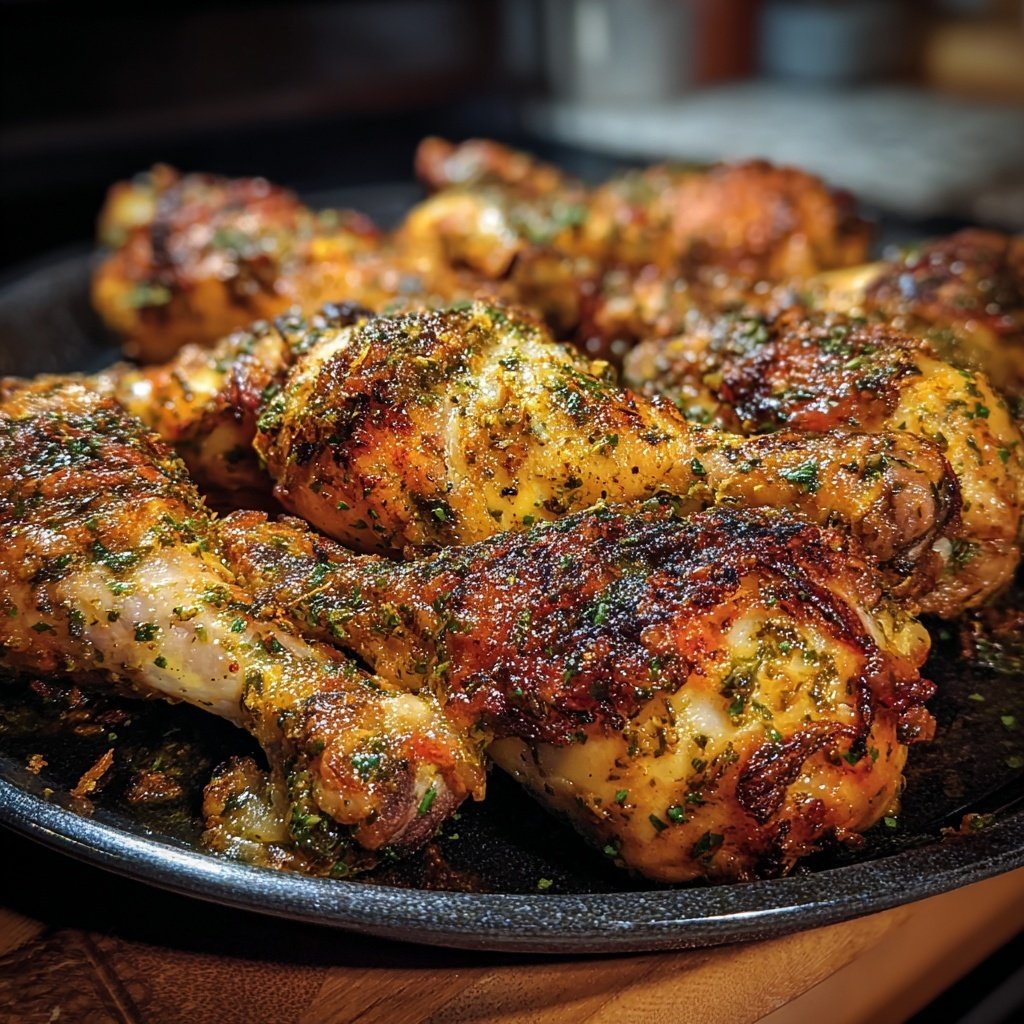 Crispy Oven Baked Chicken Drumsticks