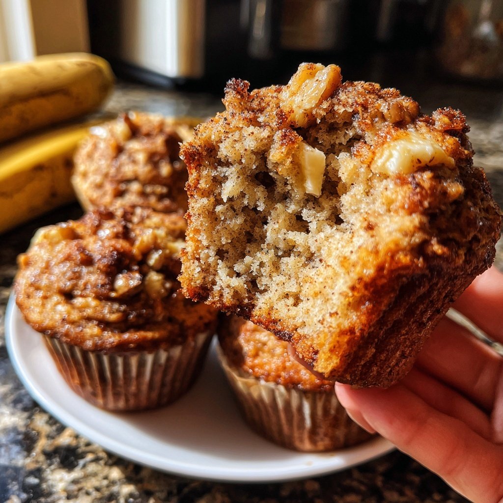 Cottage Cheese Banana Muffins